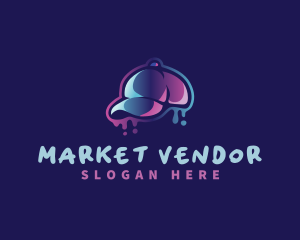 Neon Hat Cap logo design