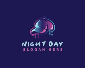 Neon Hat Cap logo design