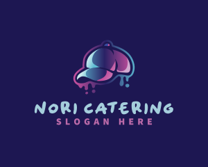 Neon Hat Cap logo design