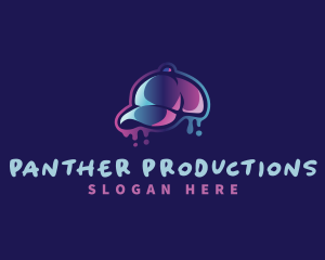 Neon Hat Cap logo design