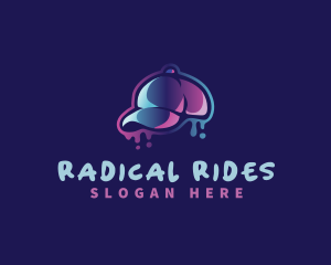 Neon Hat Cap logo design