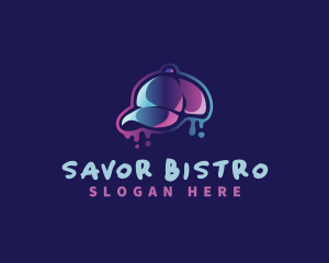 Neon Hat Cap logo design