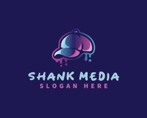 Neon Hat Cap logo design