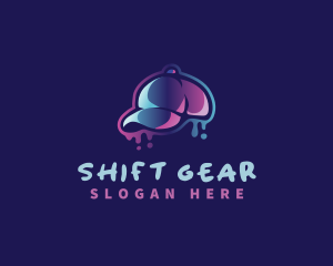 Neon Hat Cap logo design