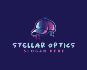 Neon Hat Cap logo design