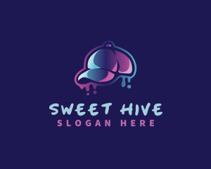 Neon Hat Cap logo design