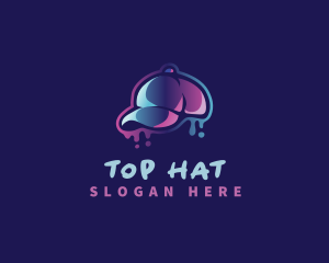 Neon Hat Cap logo design