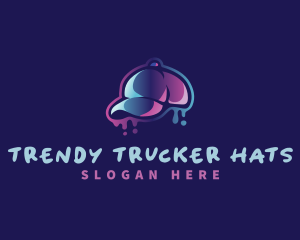 Neon Hat Cap logo design