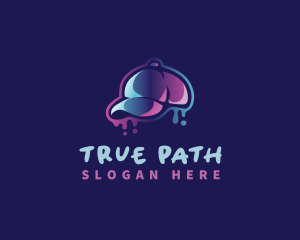 Neon Hat Cap logo design