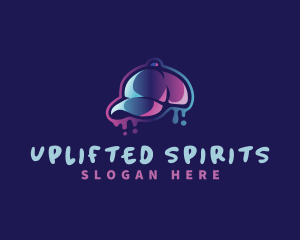 Neon Hat Cap logo design