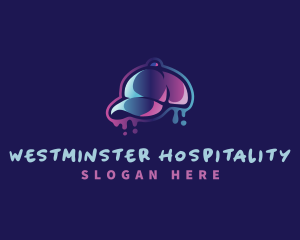 Neon Hat Cap logo design