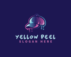 Neon Hat Cap logo design