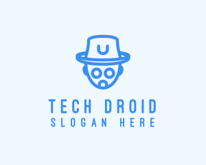 Robot Hat Tech logo design