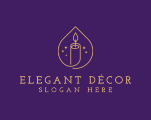 Scented Candle Decor  logo design