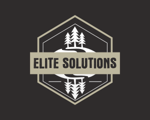 Environment Pine Tree  Logo