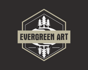 Environment Pine Tree  logo design