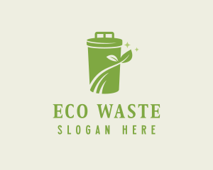 Recycling Garbage Bin  logo design