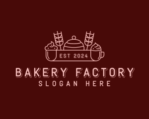 Bakery Cake Cafe logo design