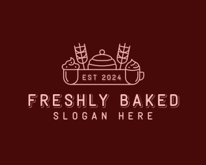 Bakery Cake Cafe logo design