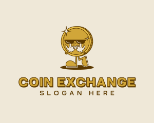 Coin Currency Money logo design