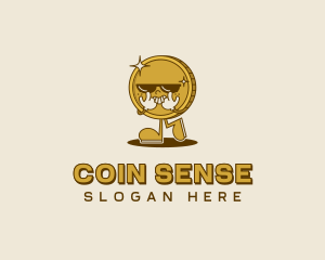 Coin Currency Money logo design