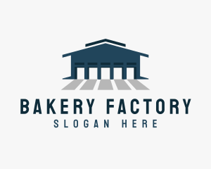 Factory Logistics Warehouse logo design