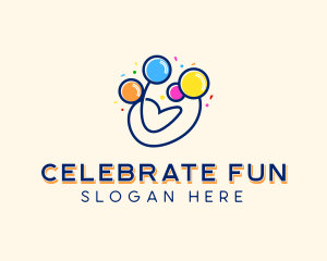 Balloon Party Event logo
