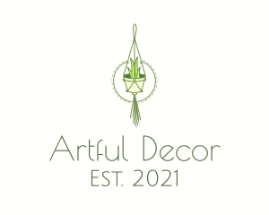 Hanging Plant Decor logo design