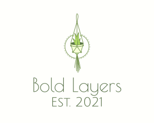 Hanging Plant Decor logo design