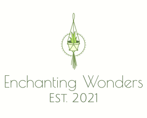 Hanging Plant Decor logo design