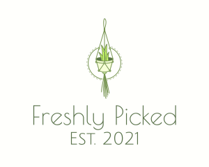 Hanging Plant Decor logo design