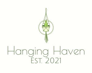 Hanging Plant Decor logo design