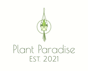 Hanging Plant Decor logo design