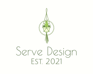 Hanging Plant Decor logo design