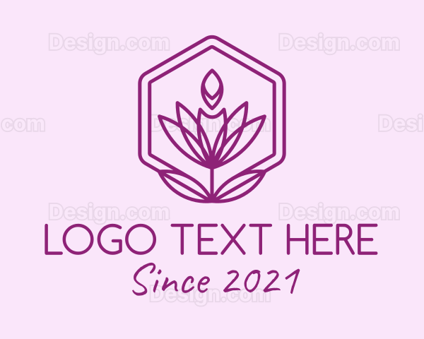 Water Lily Candle Logo