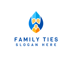 Child Parent Family logo design