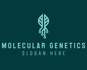 Biotech Leaf Genetics logo design