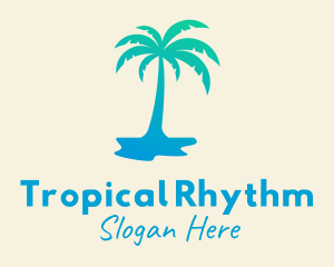 Tropical Palm Tree logo