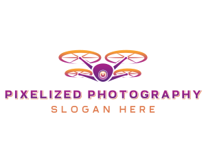 Aerial Camera Drone logo design