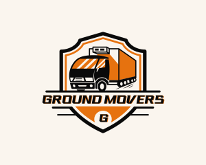 Logistics Delivery Truck logo design