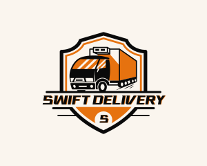 Logistics Delivery Truck logo design