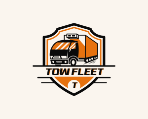 Logistics Delivery Truck logo design