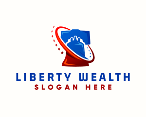 Political Liberty Bell logo design