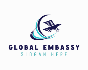 Eagle Bird Global logo design