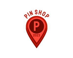 Destination Pin Location Logistics logo
