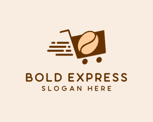 Express Coffee Shopping  logo design