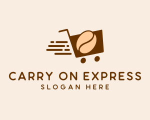 Express Coffee Shopping  logo design