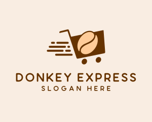 Express Coffee Shopping  logo design