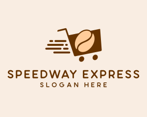 Express Coffee Shopping  logo design