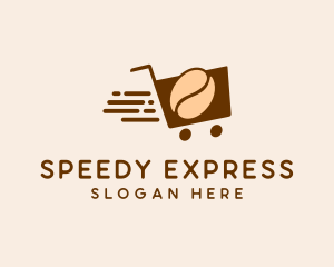 Express Coffee Shopping  logo design